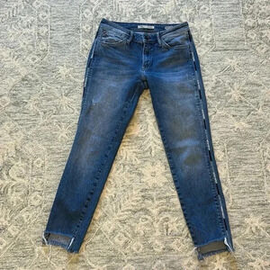 Mavi embroidered peace sign ☮️ jeans